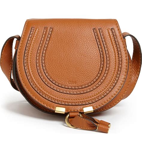 chloe mini marcie leather crossbody|chloe marcie crossbody small.